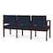 Lesro 3 Seat Tandem Seating W/ No Center Arms, 65 in W 26 in L 31.5 in H, Lenox Series LW3101 - alternate 2